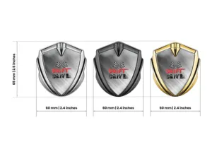 Badge Auto Metalliche Solide Premium